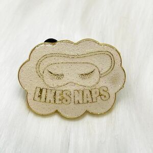 🔮 5/$25 Disney‎ Sleeping Beauty Princess Aurora Likes Naps Glitter Pin